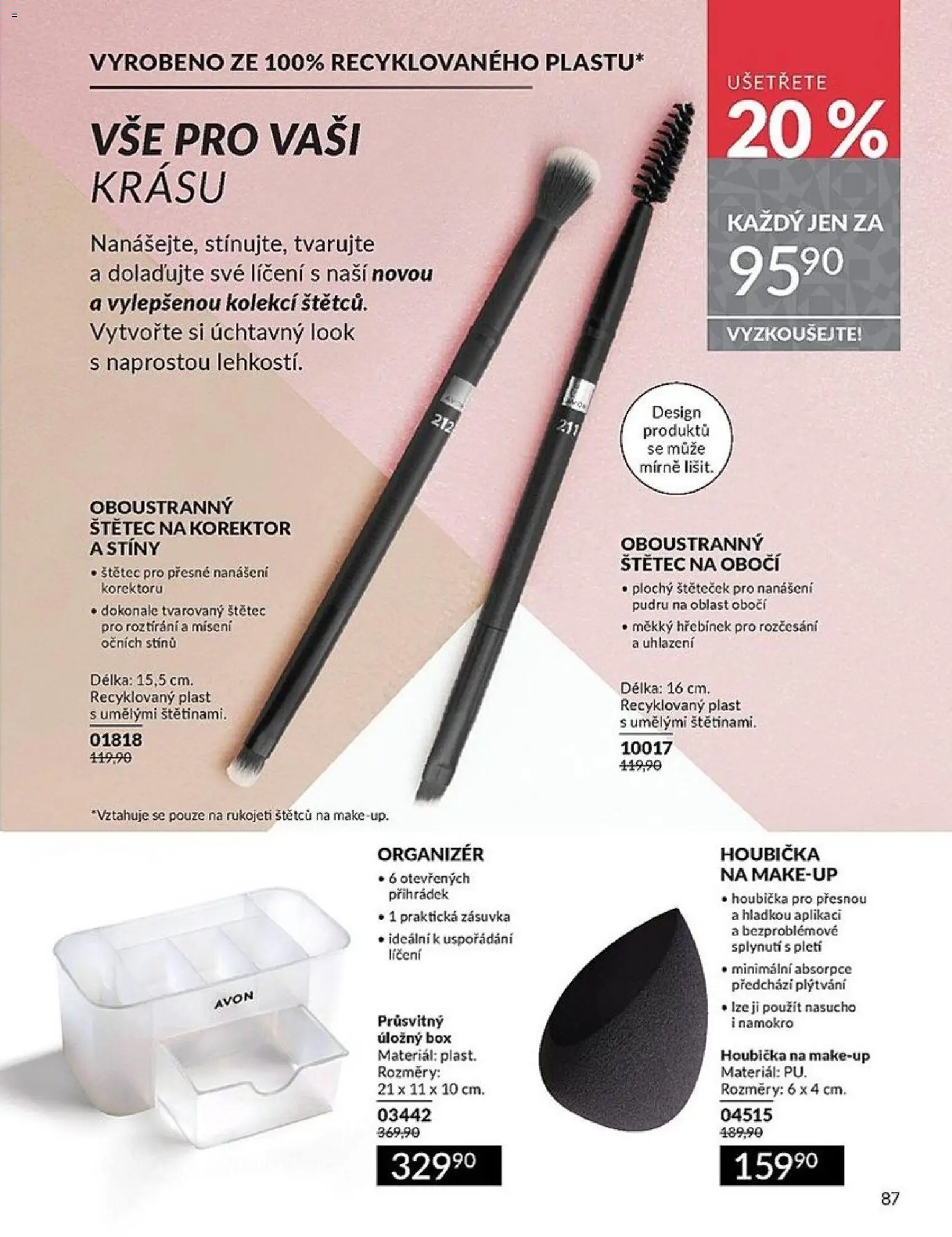 Avon Black Friday od 01.11.2025 | Strana: 87 | Produkty: Makeup, Úložný box, Zásuvka, Štětec