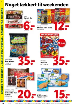Lidl Tilbudsavis gyldig fra 03.08.2025 | Side: 28 | Produkter: Croissanter, Popcorn, Søm, Muffins