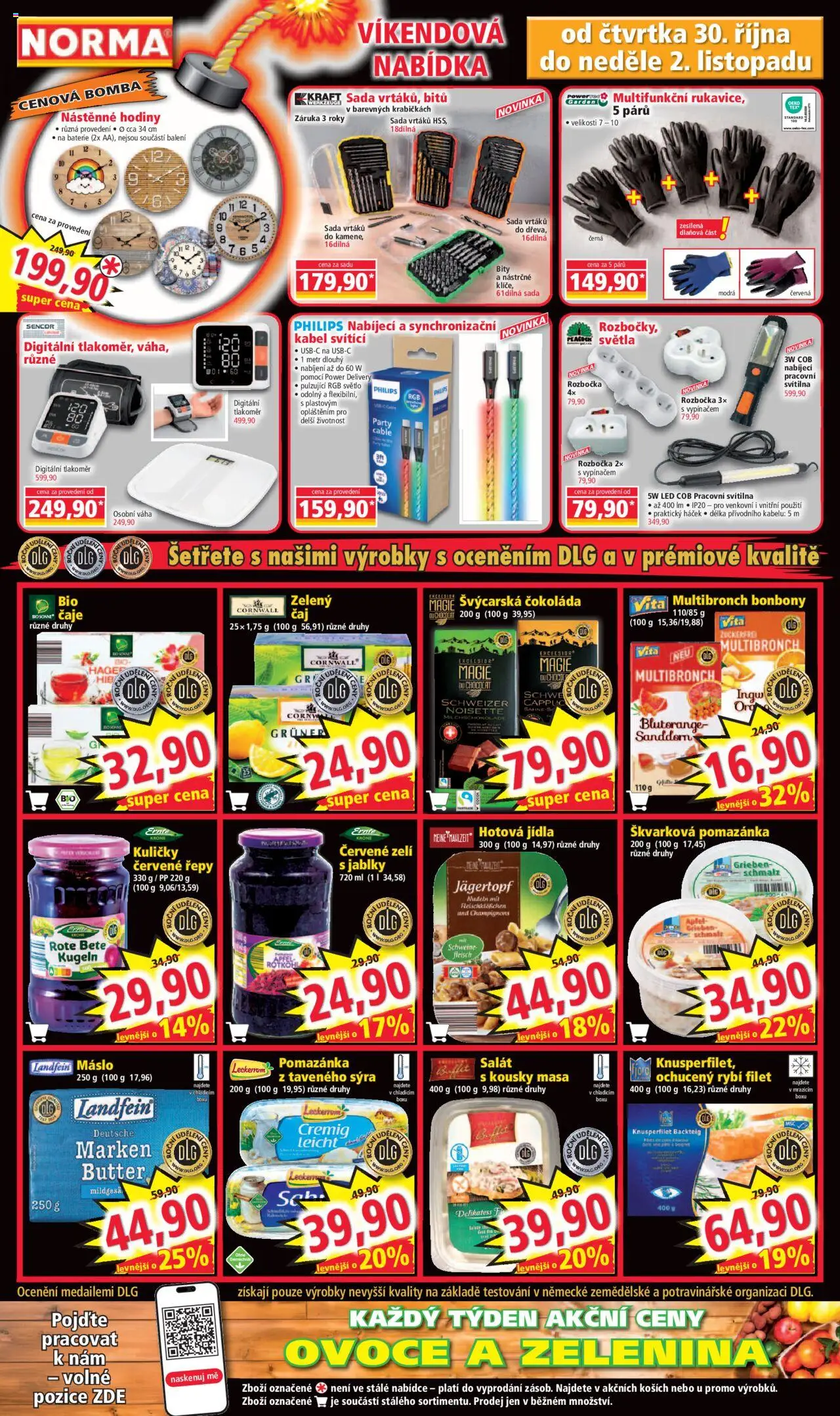 Norma leták od 27.10.2025 | Strana: 8 | Produkty: Čokoláda, Váha, Baterie, Svítilna