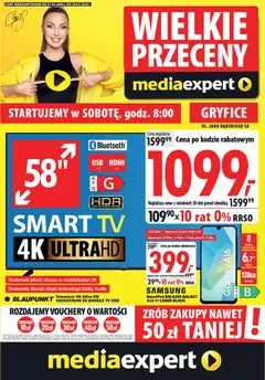 Pogląd oferty "Mediaexpert promocje - Wielkie przeceny Gryfice" - ważna od 21.03.2026
