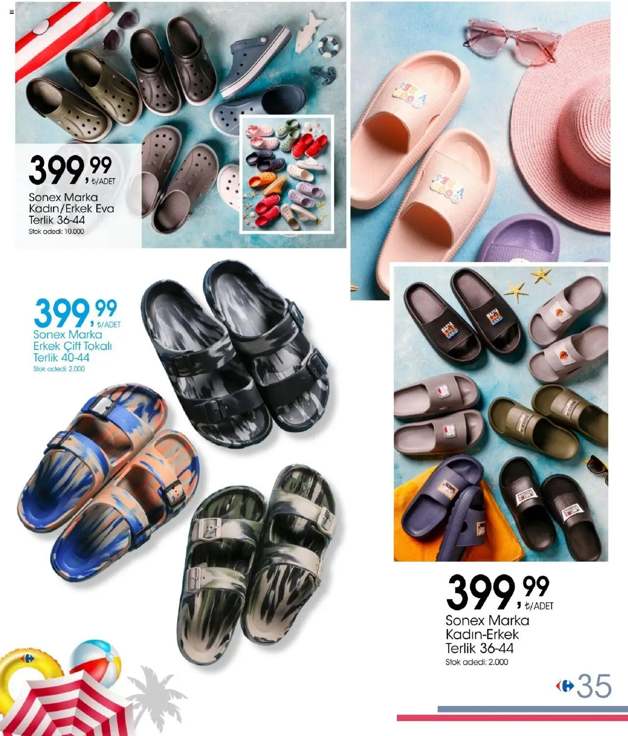 CarrefourSA - Tatil Katalogu  - 02.06.2025 tarihinden itibaren geçerlidir | Sayfa: 35 | Ürünler: Terlik