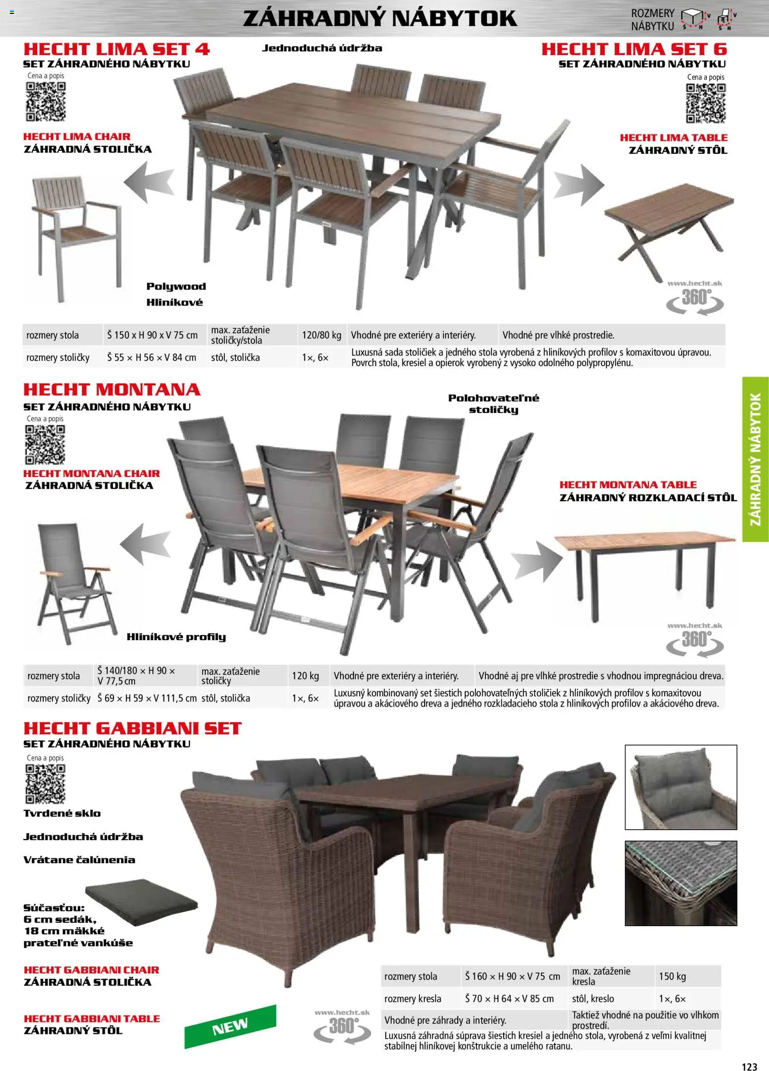 Nové Hecht akcie – leták je platný od 30.10.2025 | Strana: 123 | Produkty: Nábytok, Kreslá, Stoličky, Vankúše