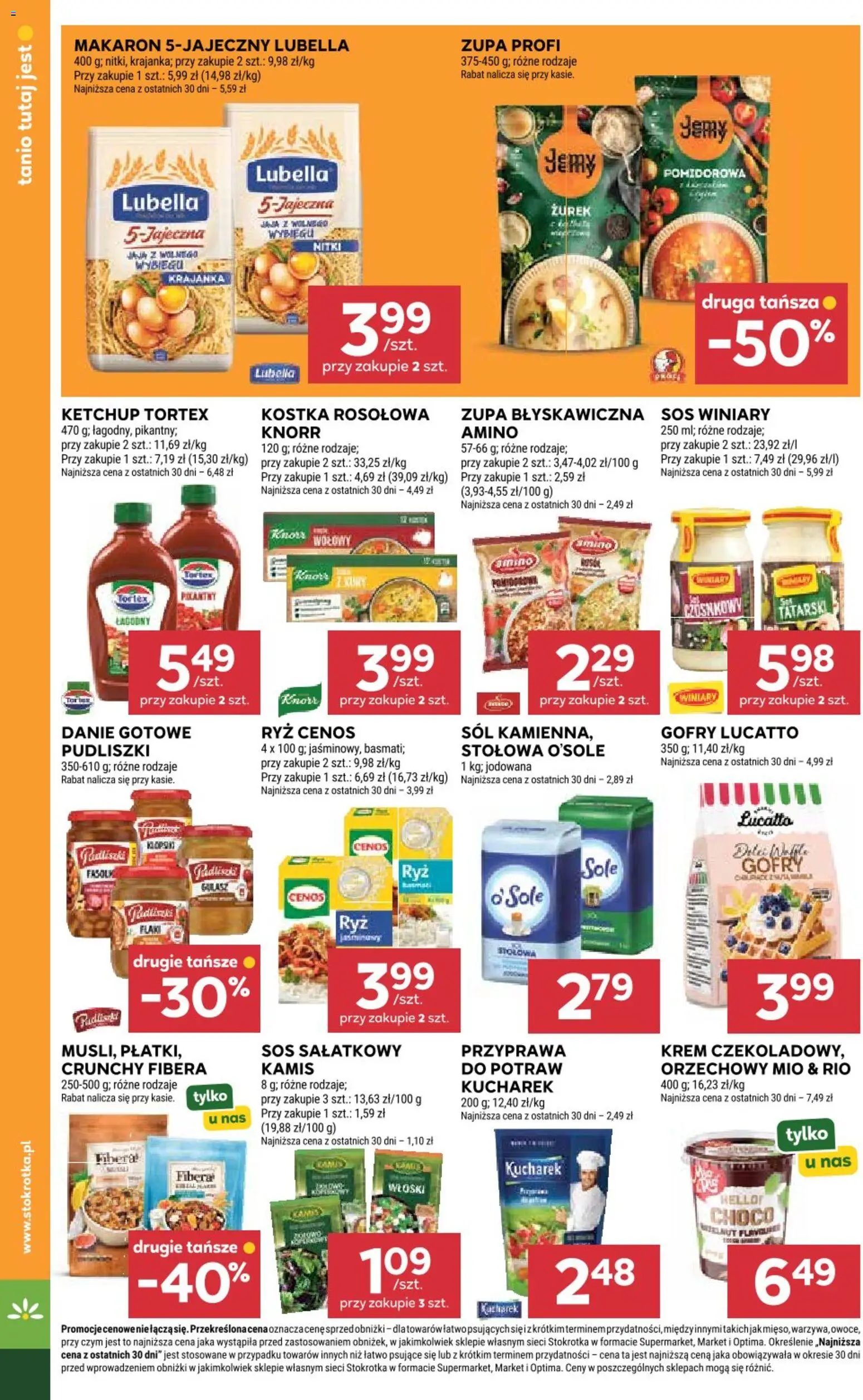 Stokrotka gazetka od 29.04.2026 | Strona: 24 | Produkty: Ketchup tortex, Krem, Owoce, Jaja