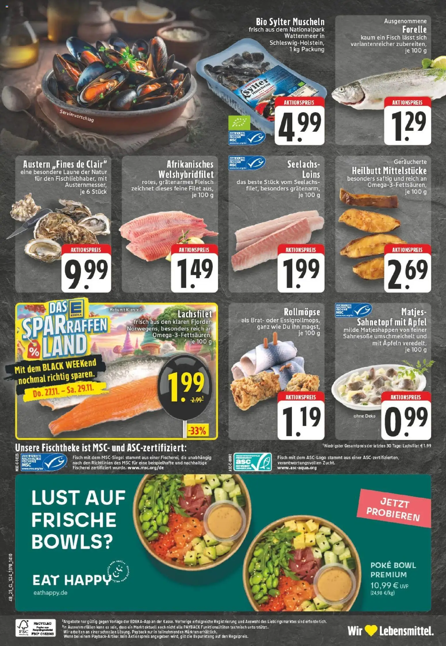 Edeka prospekt Puderbach	 – gültig ab 23.11.2025 | Seite: 24 | Produkte: Äpfel, Apple, Fisch, Fleisch