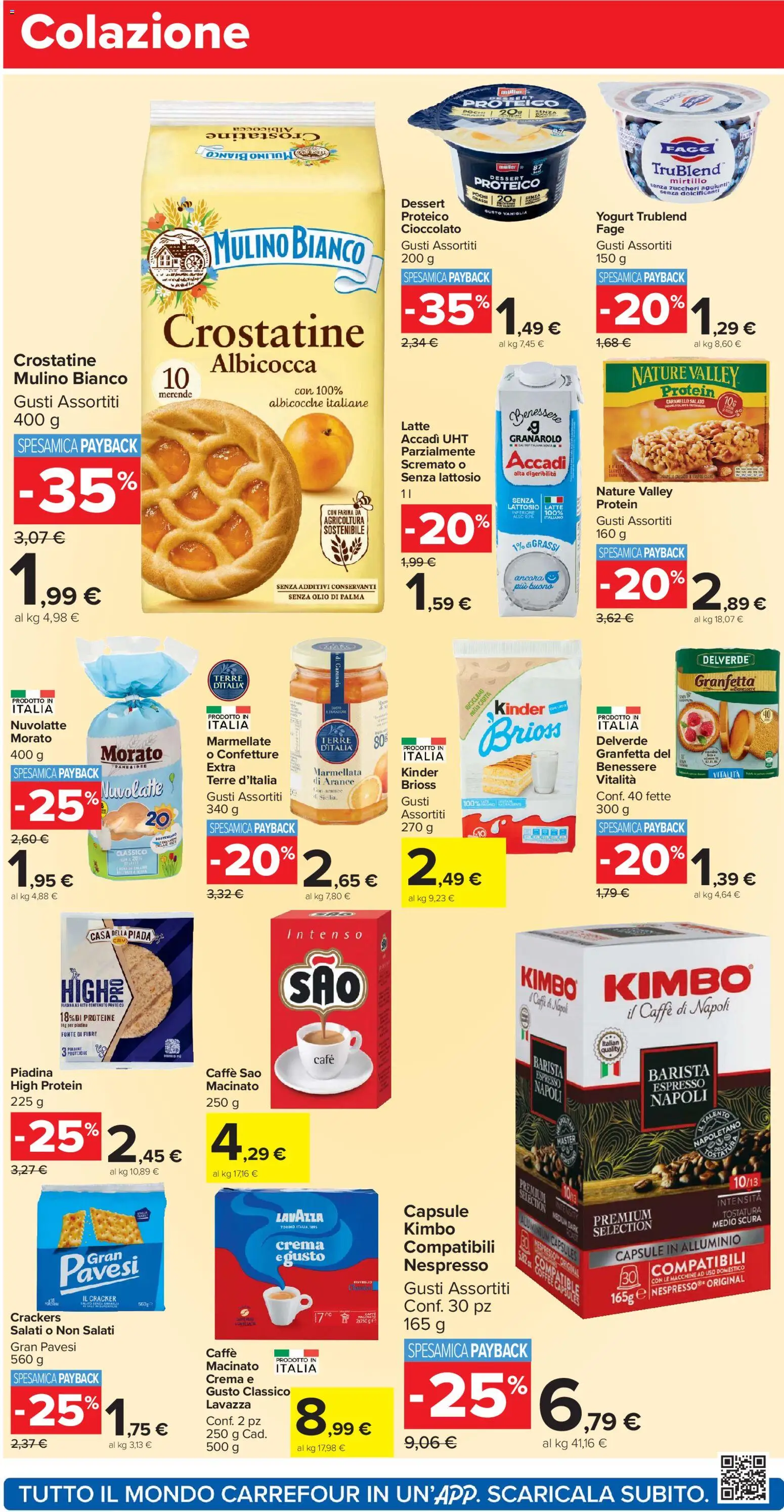 Volantino Carrefour del 02.01.2026 | Pagina: 10 | Prodotti: Yogurt, Arance, Olio, Farina