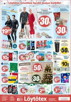 Löytötex-mainoslehti voimassa 17.12.2025 alkaen