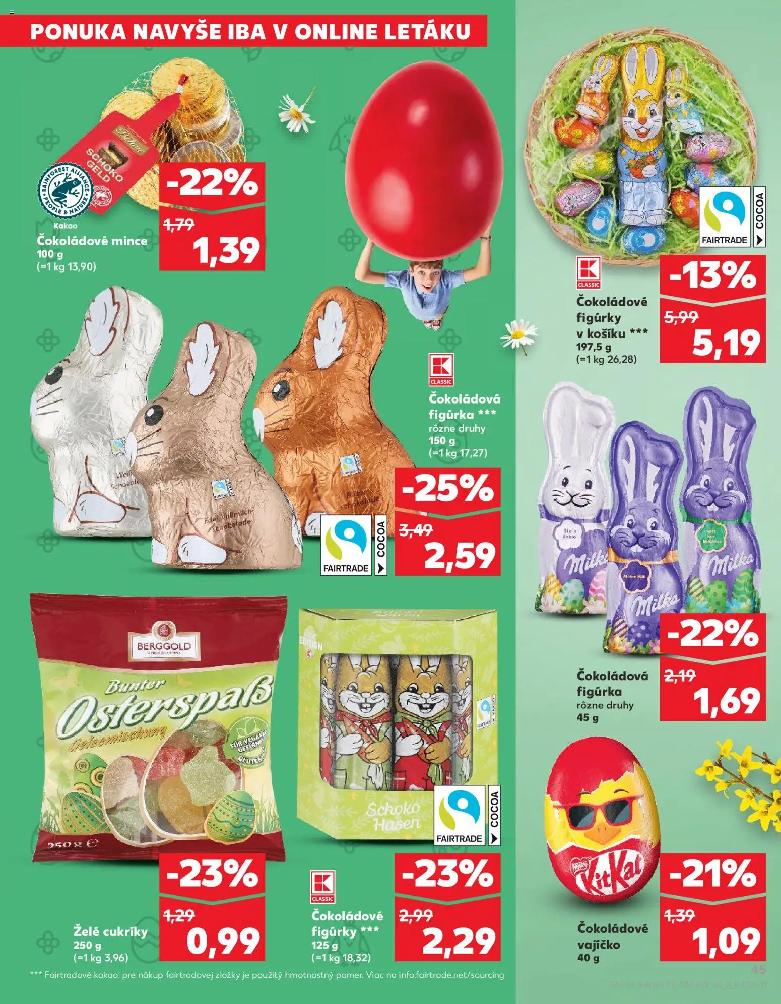 Nové Kaufland akcie – leták je platný od 19.03.2026 | Strana: 45