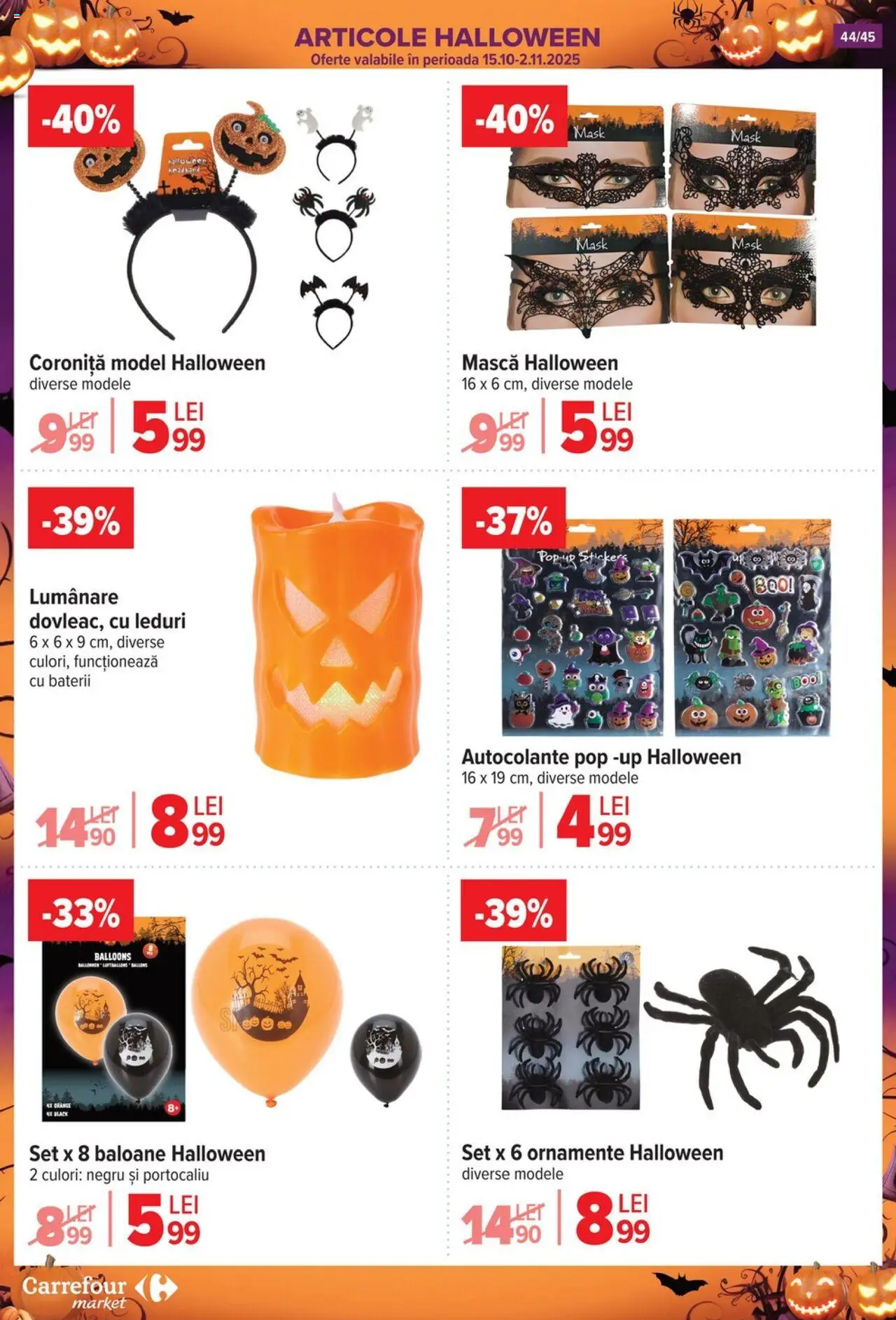 Noul catalog Carrefour – valabil de la 15.10.2025 | Pagină: 47 | Produse: Lumânare, Baterii