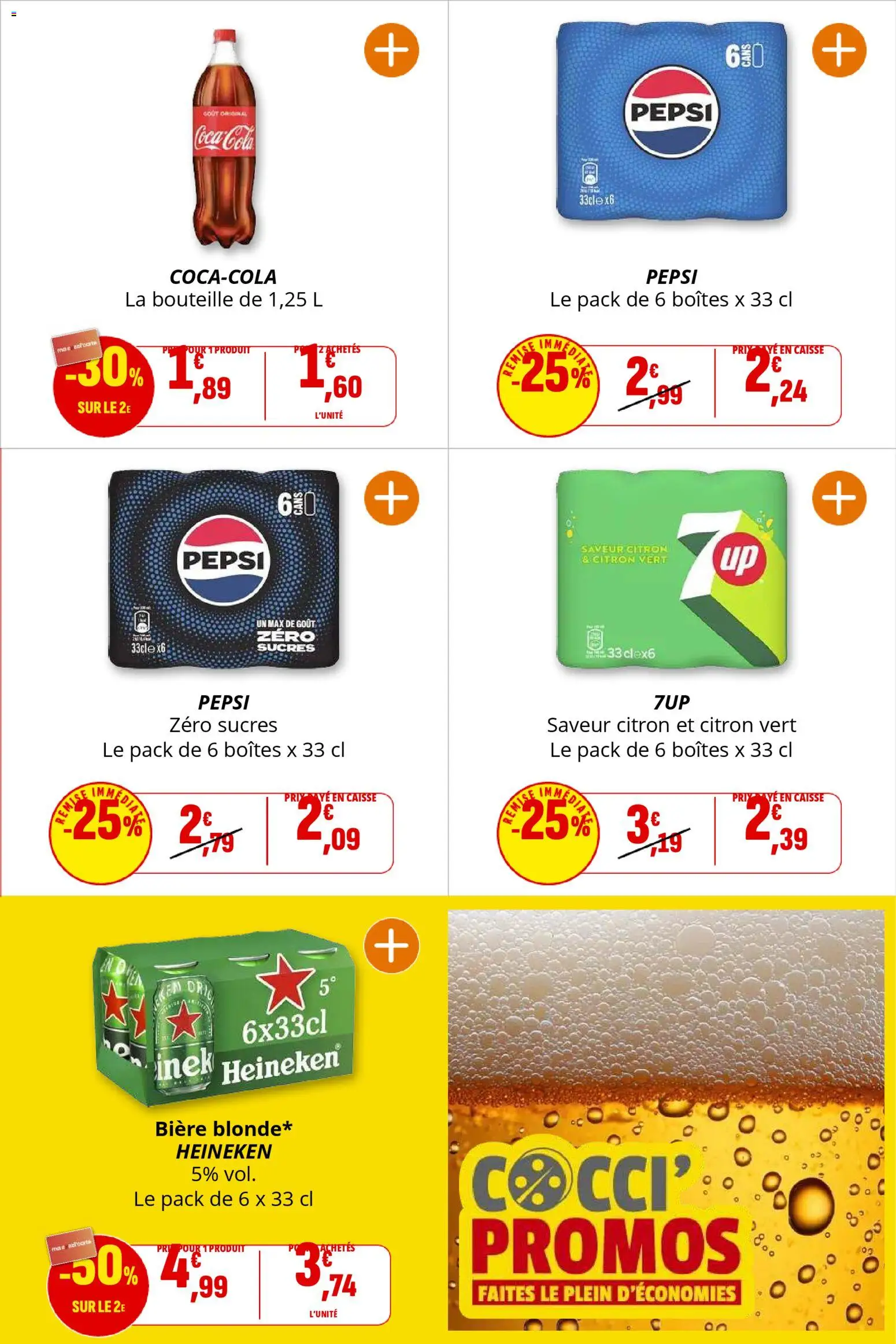{H1} | Page: 38 | Produits: Citron, Citron vert, Bière, Heineken