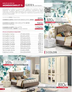 Anteprima del volantino Volantino Mondo Convenienza	 valido a partire dal 09.09.2025 | Pagina: 44 | Prodotti: Letto matrimoniale, Contenitore, Letto, Armadio