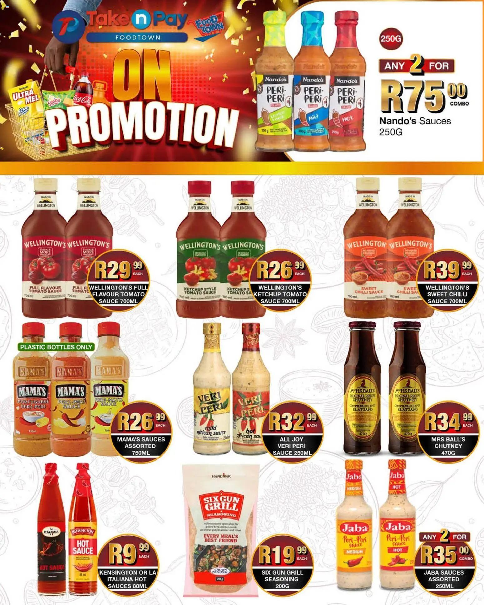 New Take n Pay catalogue – valid from 27.04.2026 | Page: 13 | Products: Grill, Sauces, Tomato sauce, Sauce
