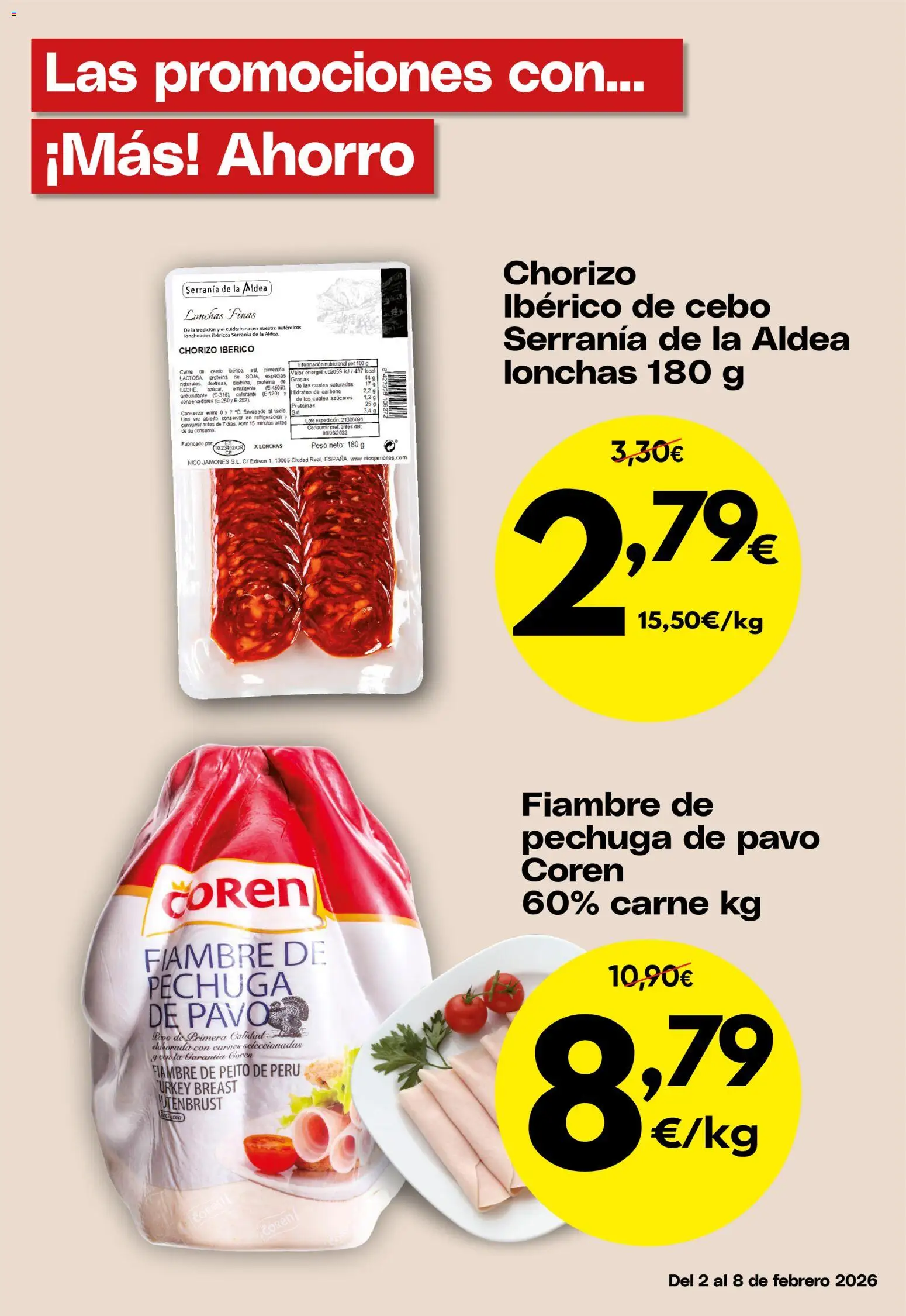 Froiz - Oferta semanal │ válido desde el 02.02.2026 | Página: 3 | Productos: Cerdo, Peso