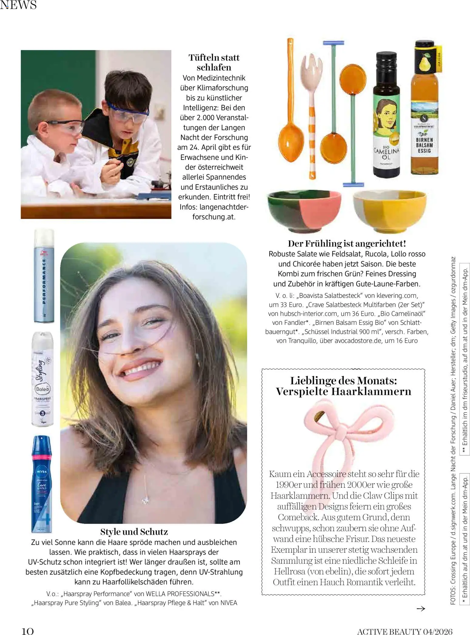 dm drogerie markt Active Beauty Magazin 04/2026 gültig ab 01.04.2026 | Seite: 10