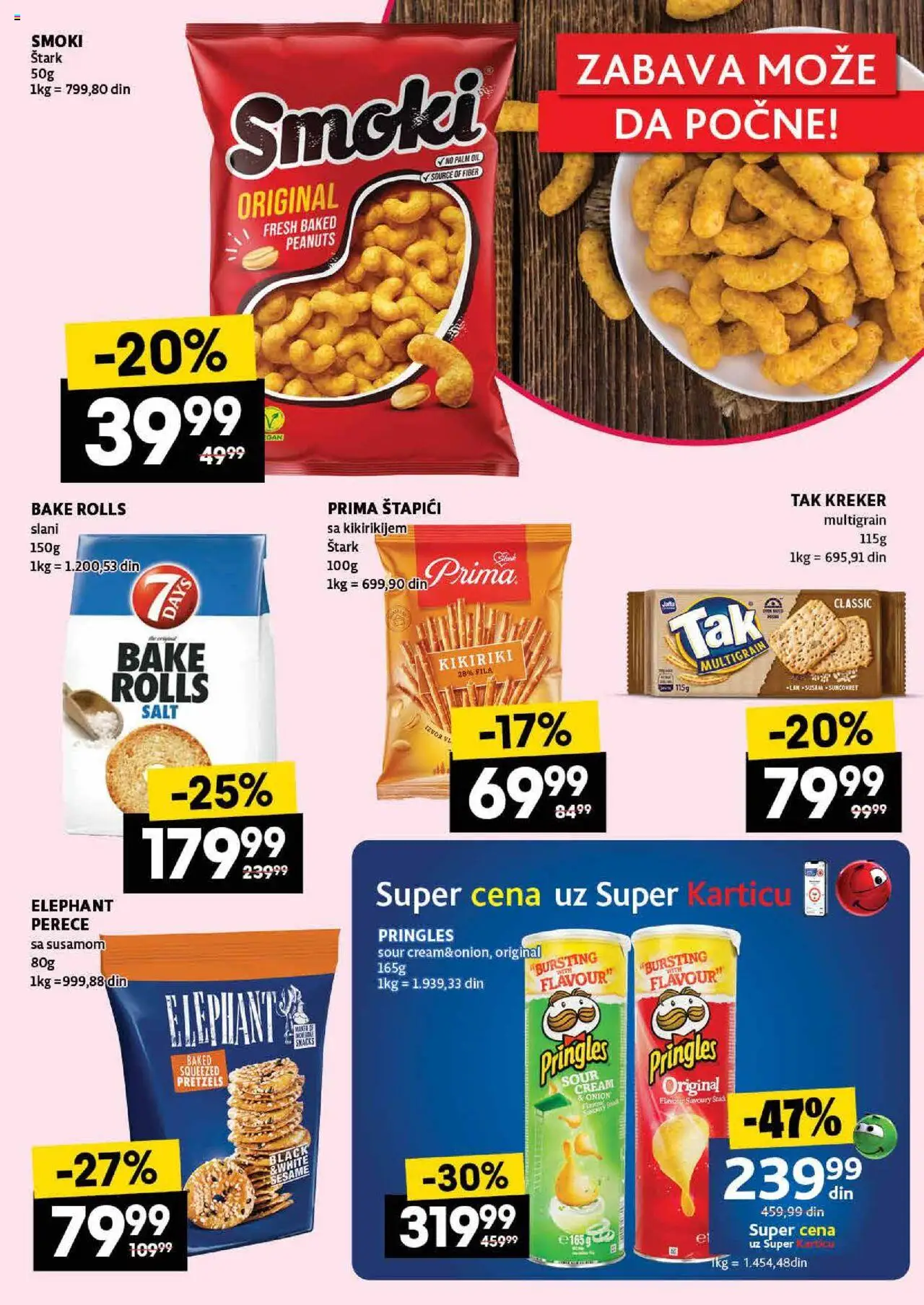 Idea katalog - važi od 24.07.2025 | Strana: 37 | Proizvode: Smoki, Kikiriki, Pringles
