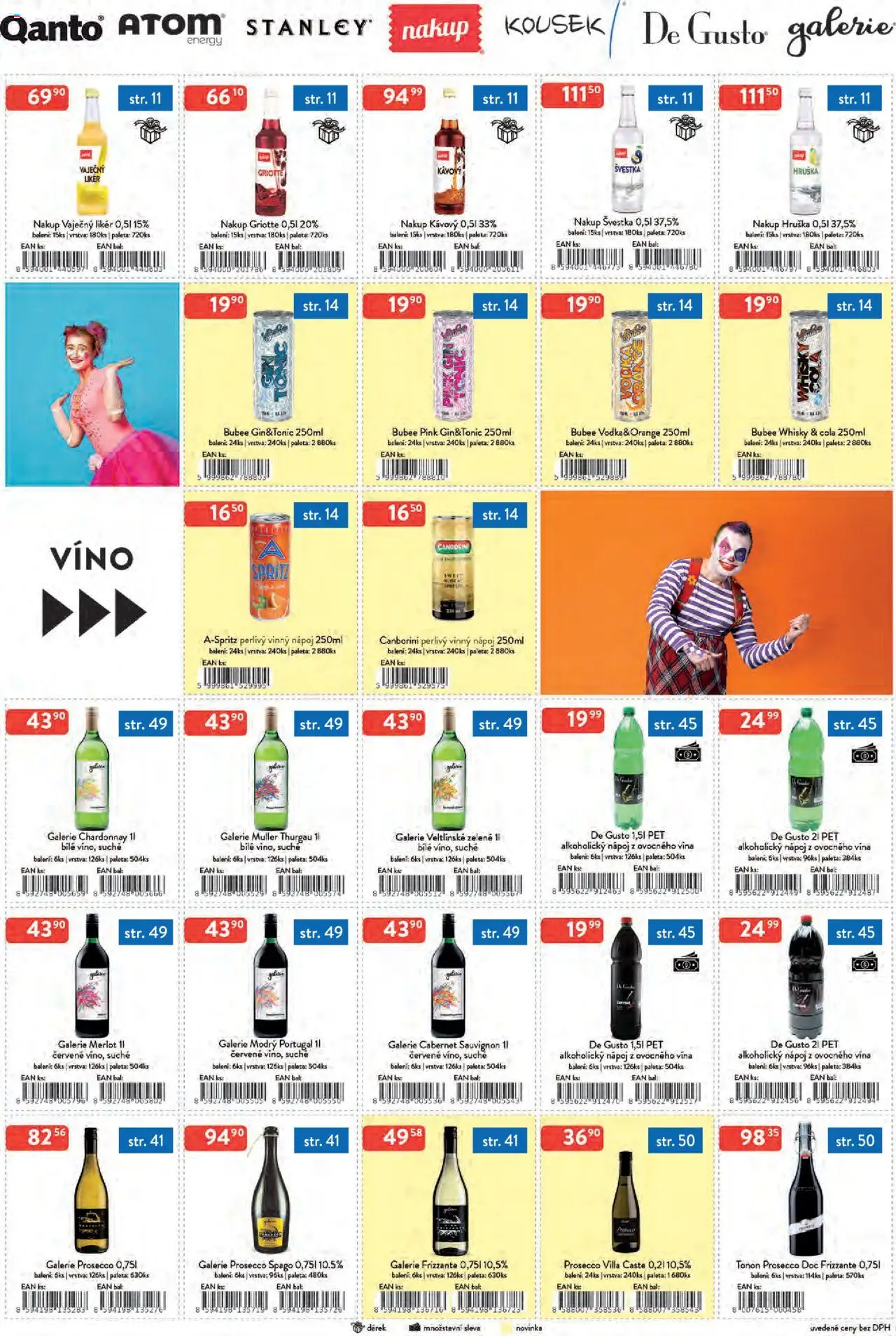 Astur & Qanto leták - Velkoobchod 10/2025 od 01.10.2025 | Strana: 3 | Produkty: Spritz, Likér, Cabernet Sauvignon, Prosecco DOC