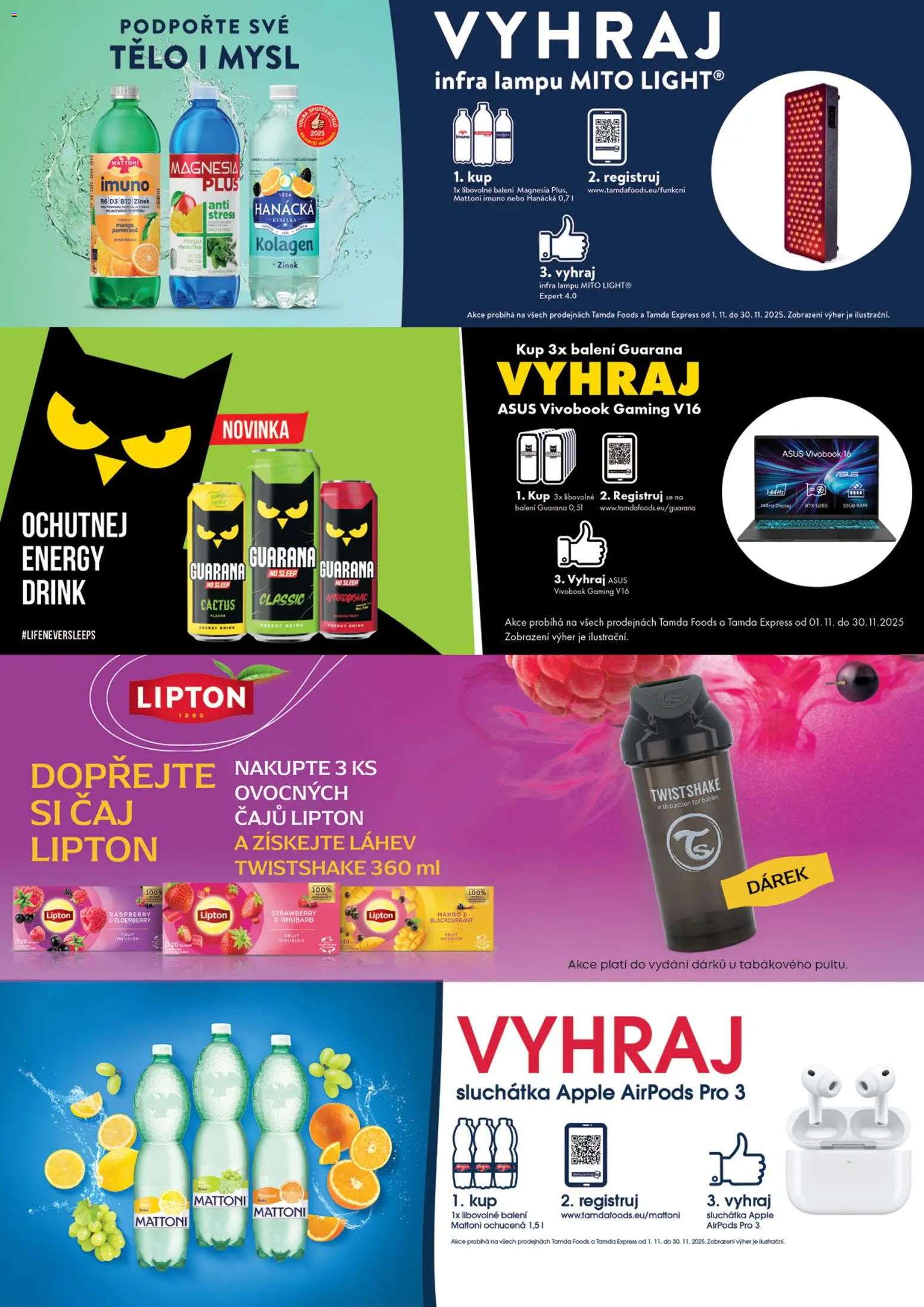 Tamda Foods leták od 05.11.2025 | Strana: 5 | Produkty: Mattoni, Čaj, Magnesia, Airpods