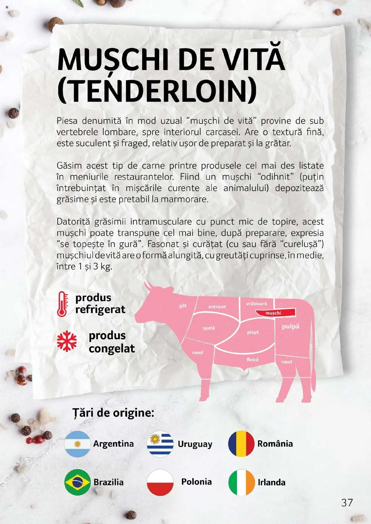 Catalog Selgros - Carne – valabil de la 27.04.2023 | Pagină: 37 | Produse: Rasol, Fleică