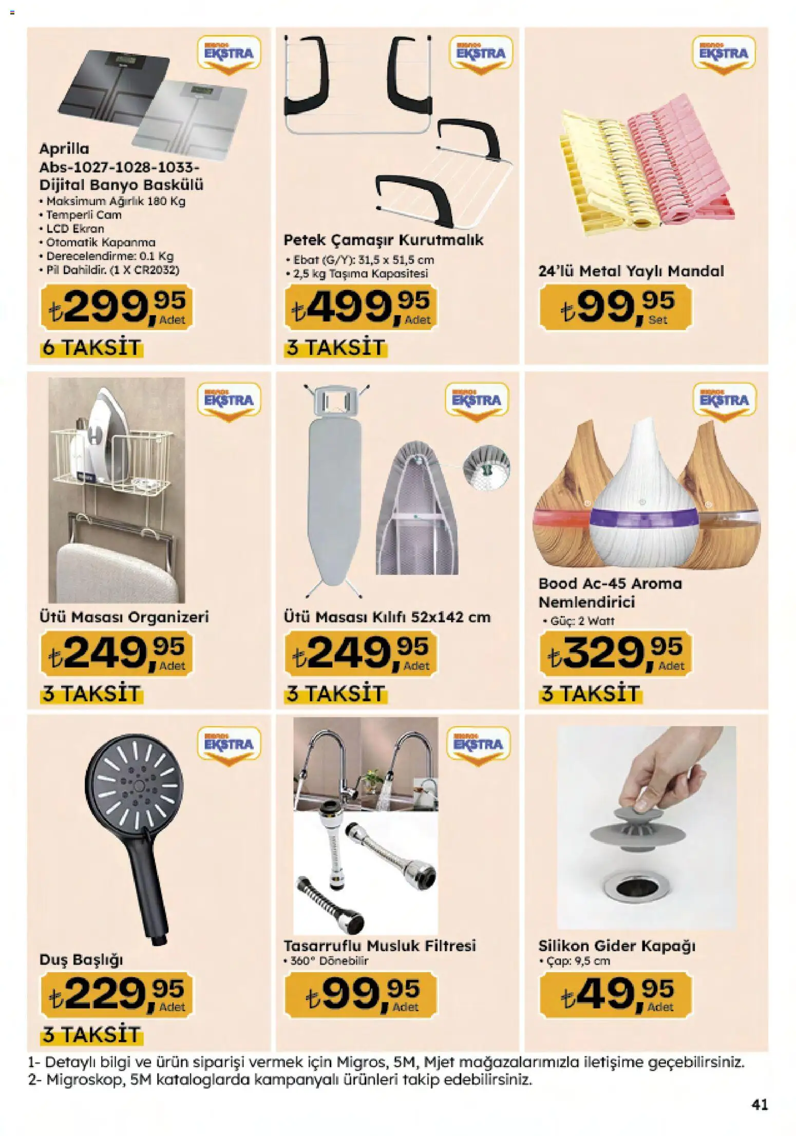 Migros Katalog - 5M Migroskop Dijital - 26.02.2026 tarihinden itibaren geçerlidir | Sayfa: 154 | Ürünler: Ütü masası, Banyo, Ağırlık, Ütü