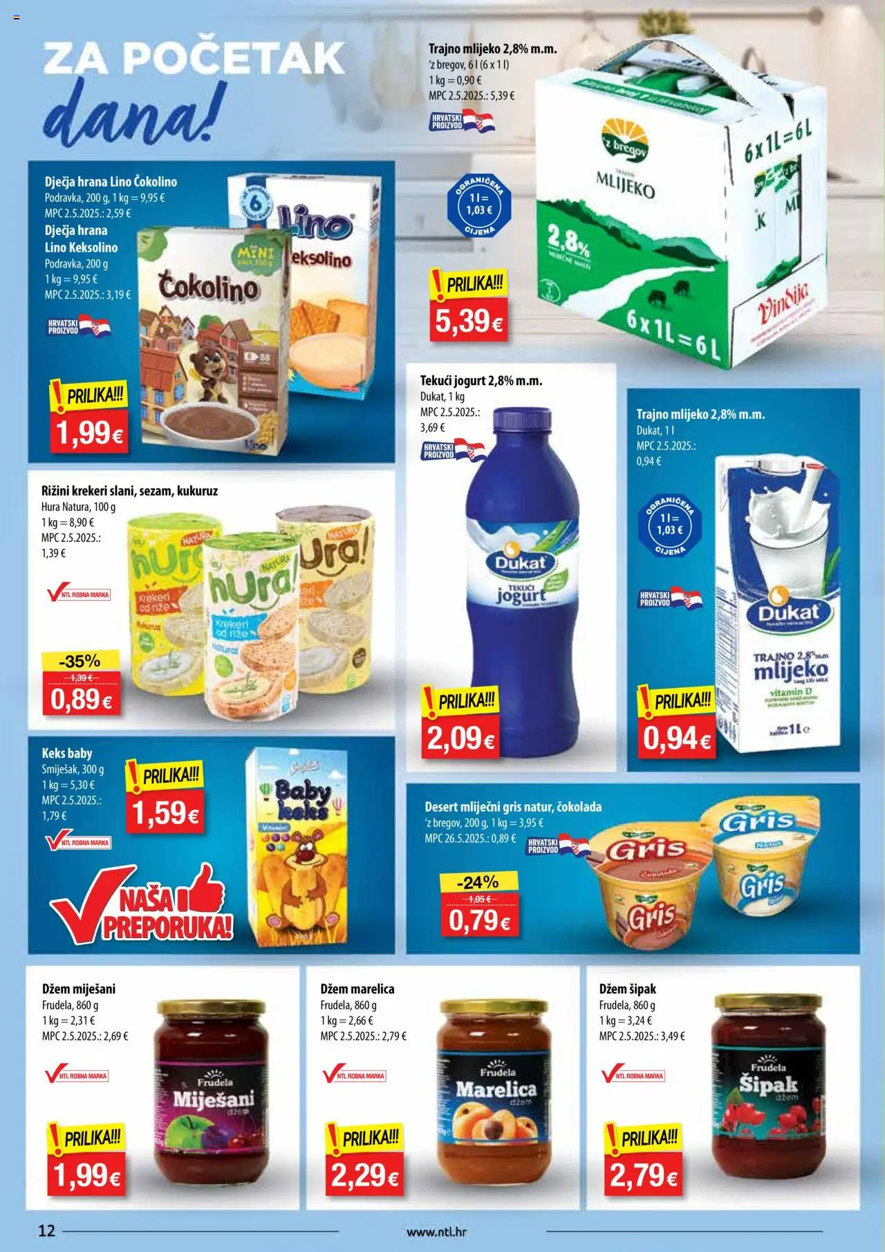 NTL katalog | vrijedi od 08.10.2025 | Stranica: 12 | Proizvodi: Kukuruz, Čokolada, Krekeri, Čokolino
