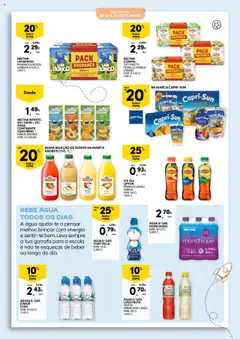 NÉCTAR INFANTIL 80% SUMO + 20% AGUA CONTINENTE EQUILIBRIO, VÁRIOS SABORES EMB.: 6 X 200 ML │ válido de 12.08.2025 | Página: 56 | Produtos: Agua, Maça, Sumo, Maçãs