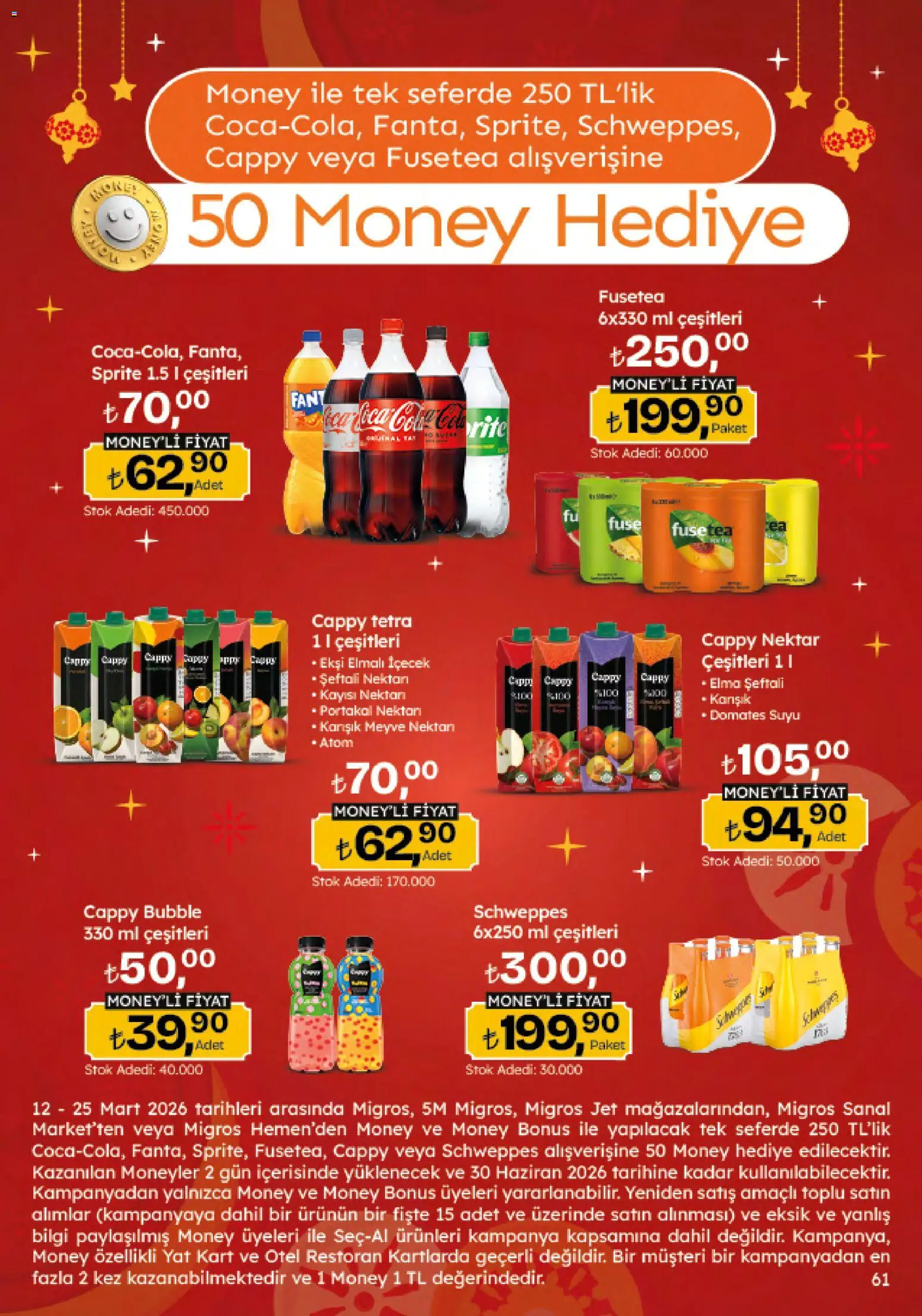 Migros Katalog - Migroskop - 12.03.2026 tarihinden itibaren geçerlidir | Sayfa: 61 | Ürünler: Meyve, Kayısı, Şeftali, Sprite