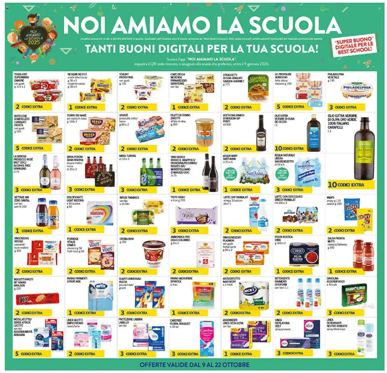Volantino Coal del 09.10.2025 | Pagina: 23 | Prodotti: Cioccolato, Birra, Latte, Tonno