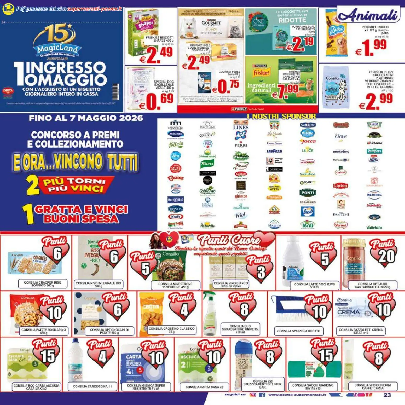 Volantino Pewex del 17.04.2026 | Pagina: 23 | Prodotti: Minestrone, Rosmarino, Sgrassatore, Vino bianco