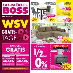 SB Möbel Boss Prospekt 	 ab 24.01.2026 gültig