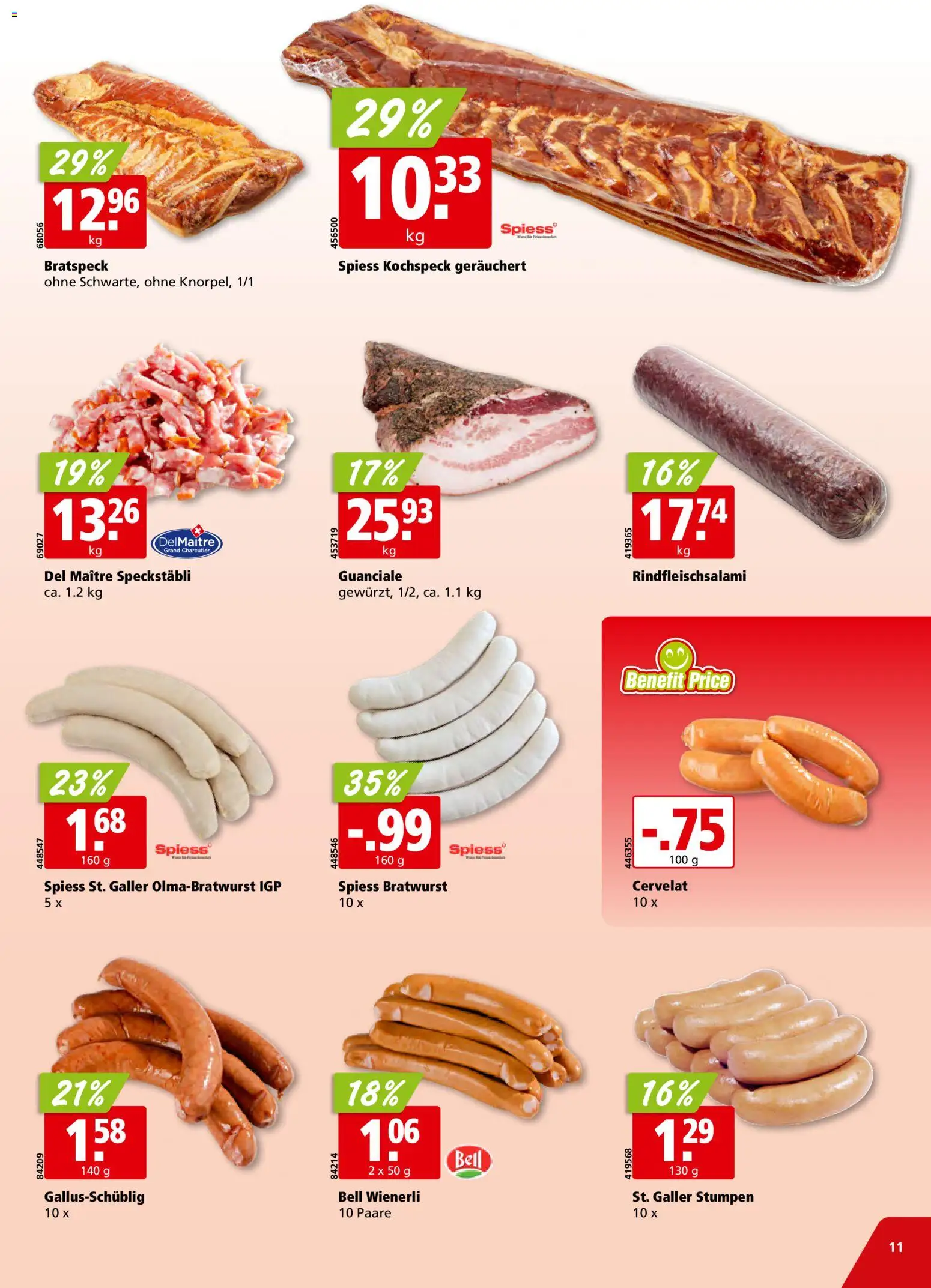 Aligro Aktionen Schlieren, Gossau SG, Frauenfeld, Rapperswil-Jona, Sargans, Bern, Brüttisellen, Pratteln, Emmen, Spreitenbach – gültig ab 05.01.2026 | Seite: 11