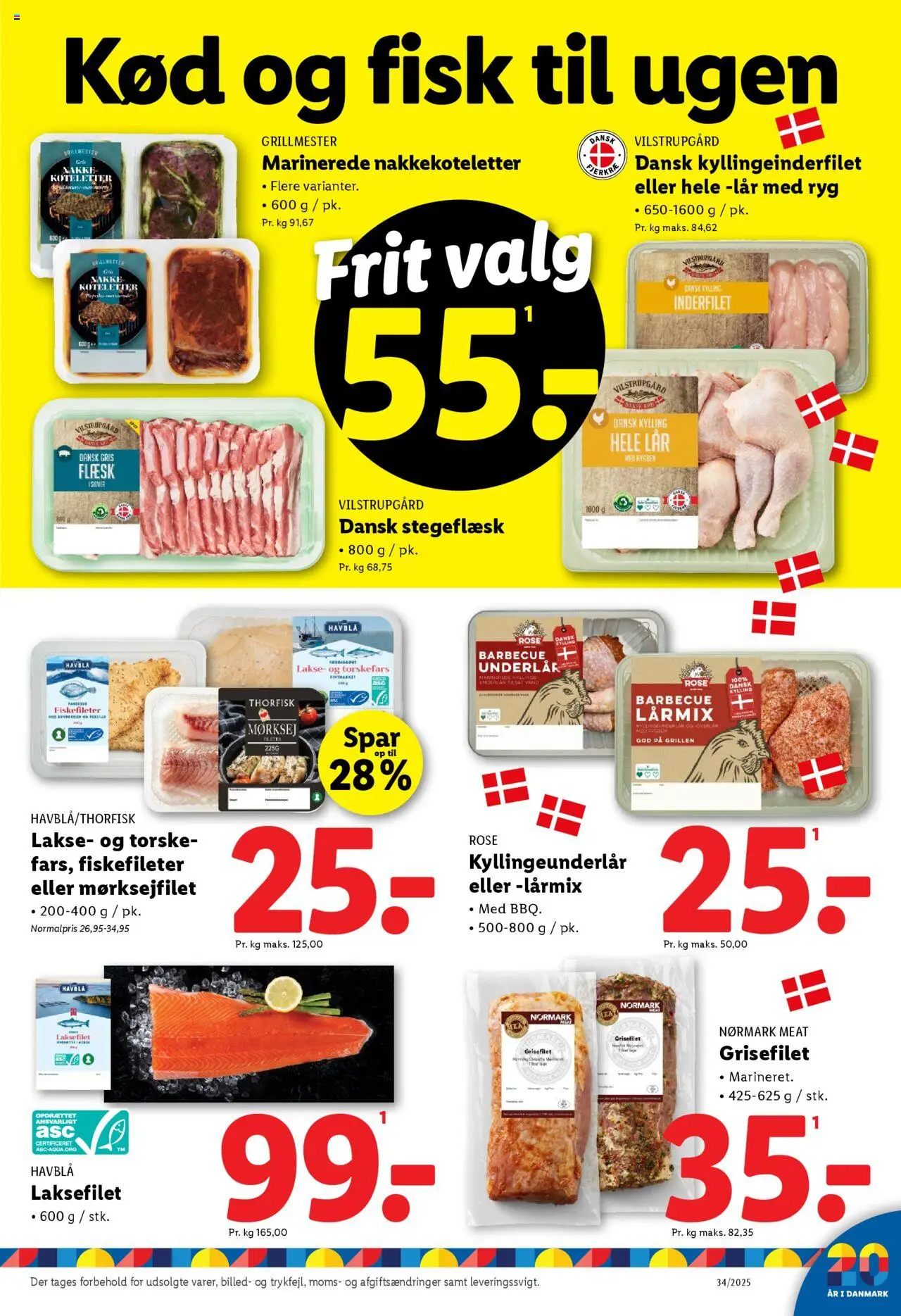 Lidl Tilbudsavis gyldig fra 17.08.2025 | Side: 3 | Produkter: Fisk, Koteletter, Persille
