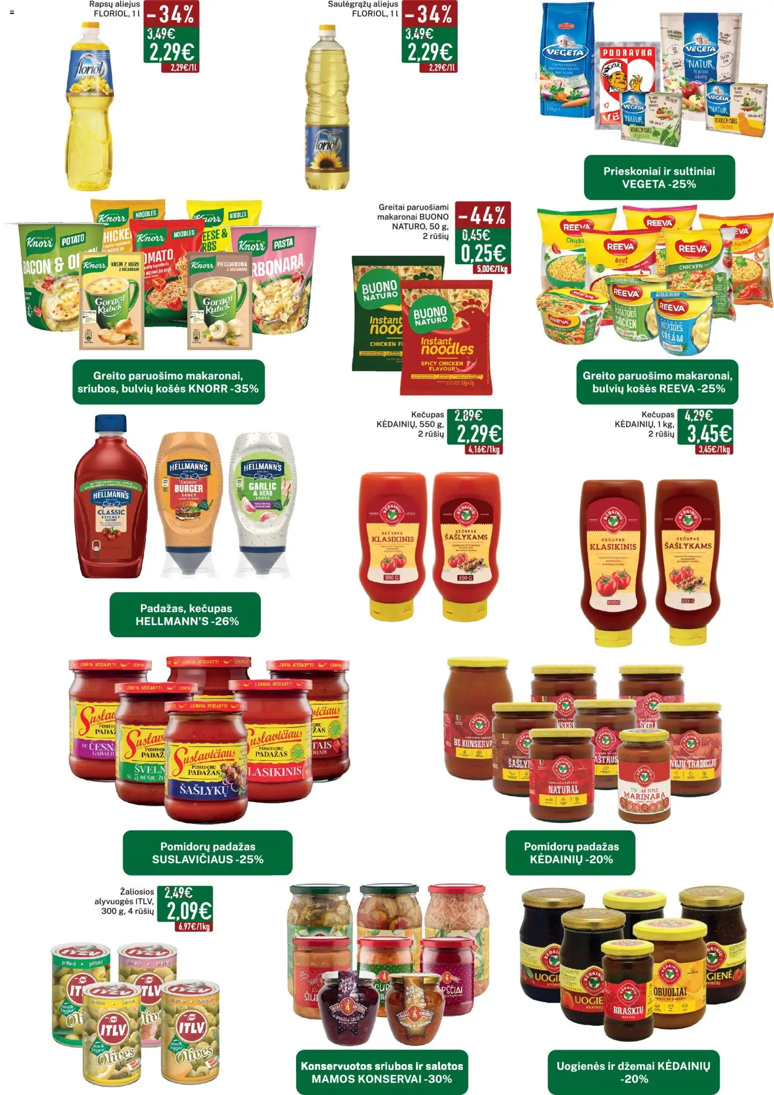 Elimart - TAU akcijos nuo 05.01.2026 | Puslapis: 5 | Prekių: Salotos, Konservai, Makaronai, Kečupas