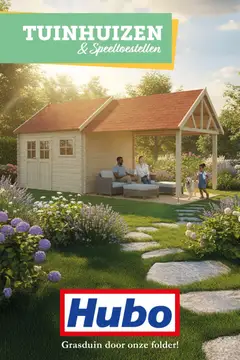 Hubo - Tuinhuis catalogus - Voorbeeld van een folder van Hubo, geldig van 23.02.2026