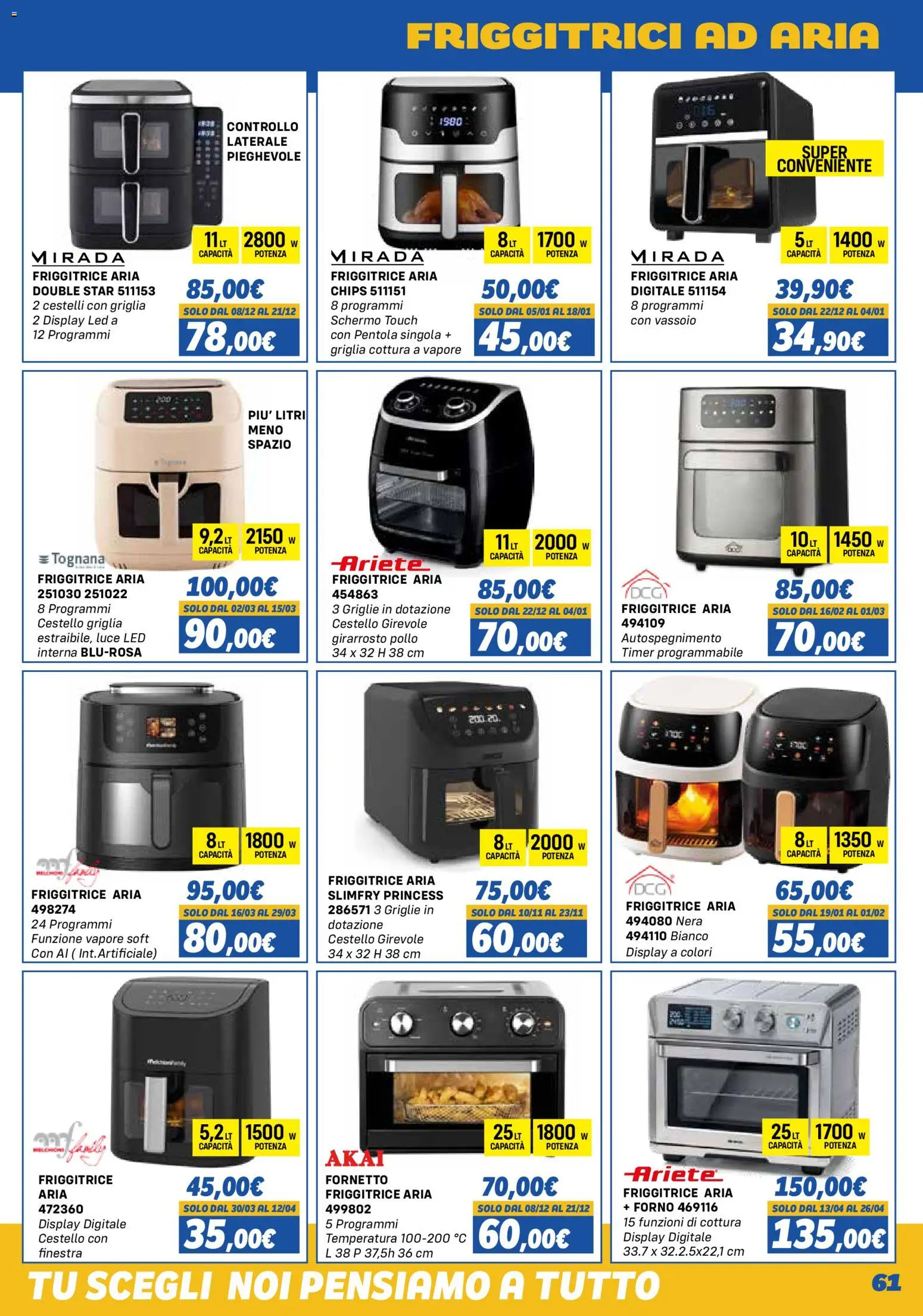 Volantino Orizzonte del 01.11.2025 | Pagina: 61 | Prodotti: Pollo, Fornetto, Forno, Griglia