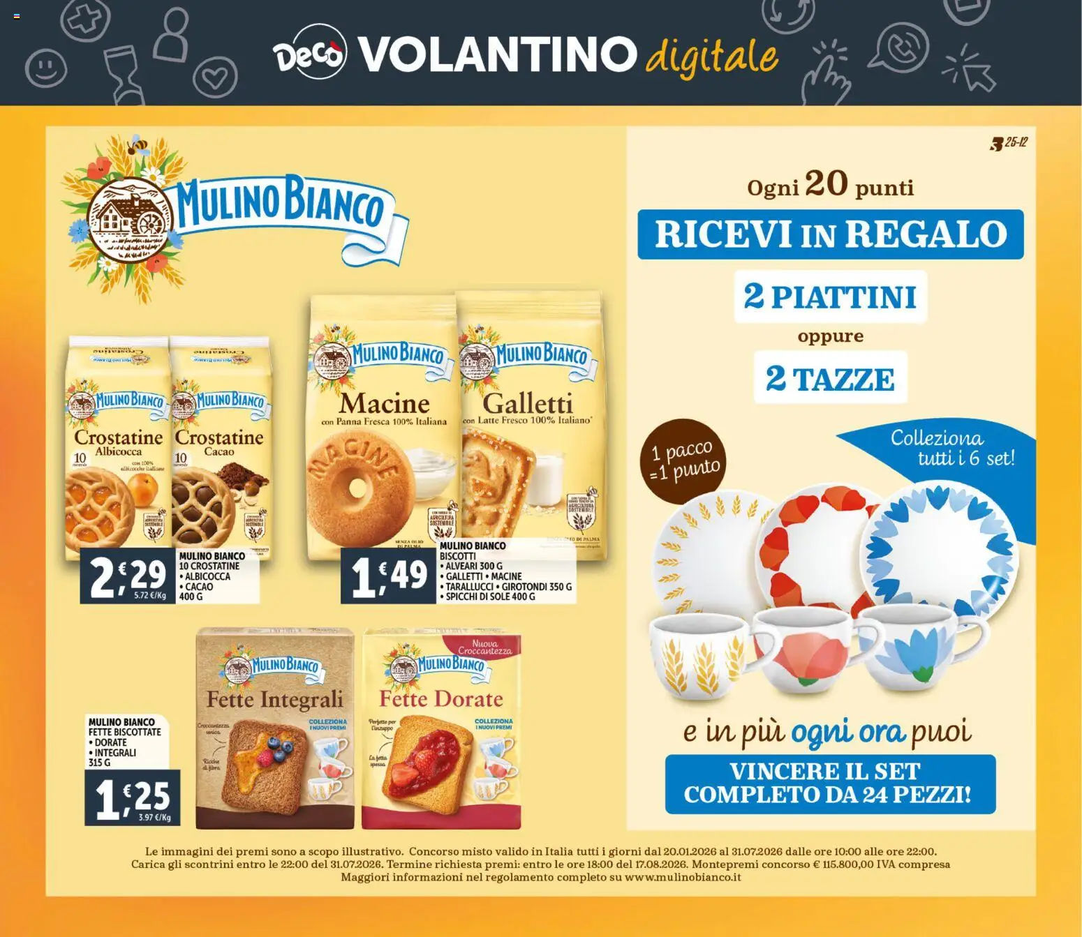 Volantino Decò del 23.02.2026 | Pagina: 24 | Prodotti: Panna, Biscotti, Crostatine, Cacao