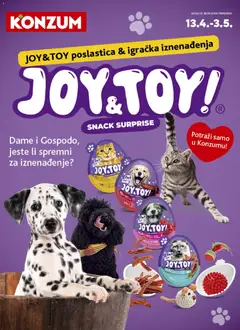 Konzum HR Tematski katalog ljubimci - amely érvényes a következő dátumtól: 13.04.2026