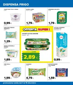 Anteprima del volantino Oasi Perugia catalogo valido a partire dal 01.12.2025 | Pagina: 26 | Prodotti: Yogurt, Mozzarella, Latte, Stracchino