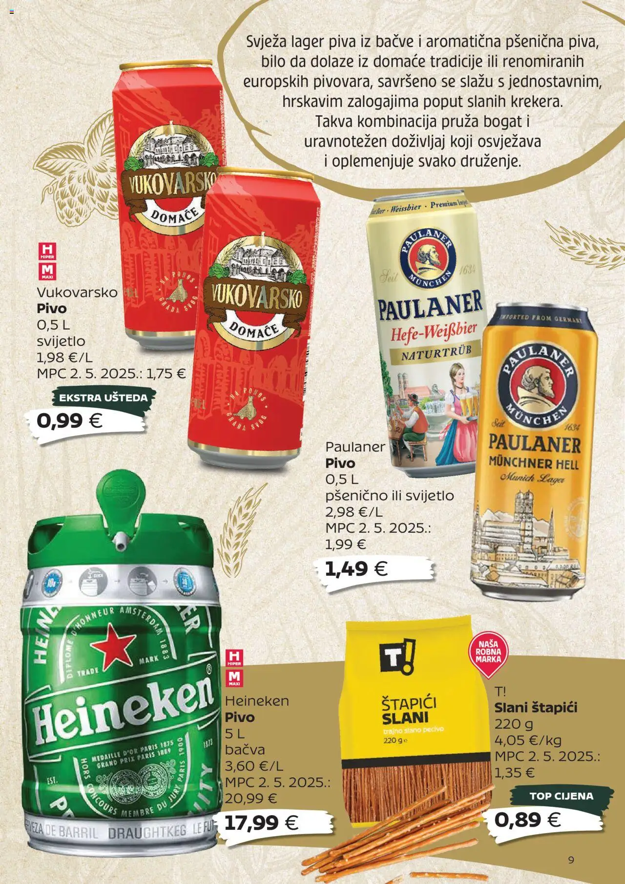 Tommy katalog | vrijedi od 15.09.2025 | Stranica: 9 | Proizvodi: Hell, Pivo, Heineken, Bačva