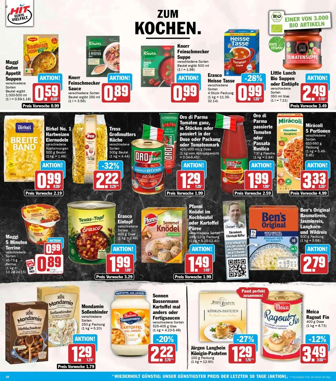 HIT - Baden-Württemberg – gültig ab 29.09.2025 | Seite: 10 | Produkte: Maggi, Tomaten, Meica, Oro di parma