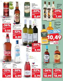 Kaufland leták platný od 23.10.2025 | Strana: 47 | Produkty: Pivo, Krušovice, Staropramen, Whisky