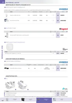 Rexel - Prévisualisation de Rexel - Brochure valide à partir de 18.11.2025 | Page: 23 | Produits: Câble, Adaptateur, Couverture, Répéteur wifi