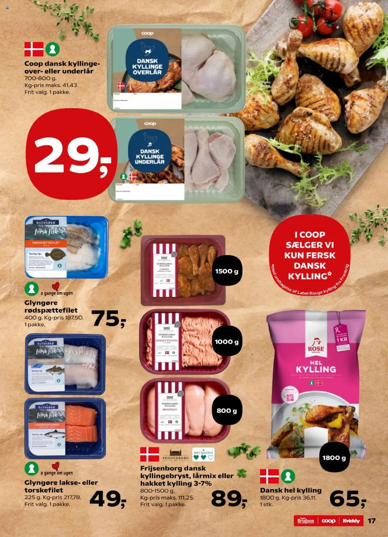 Super Brugsen tilbudsavis – gyldig fra 03.10.2025 | Side: 17 | Produkter: Torskefilet
