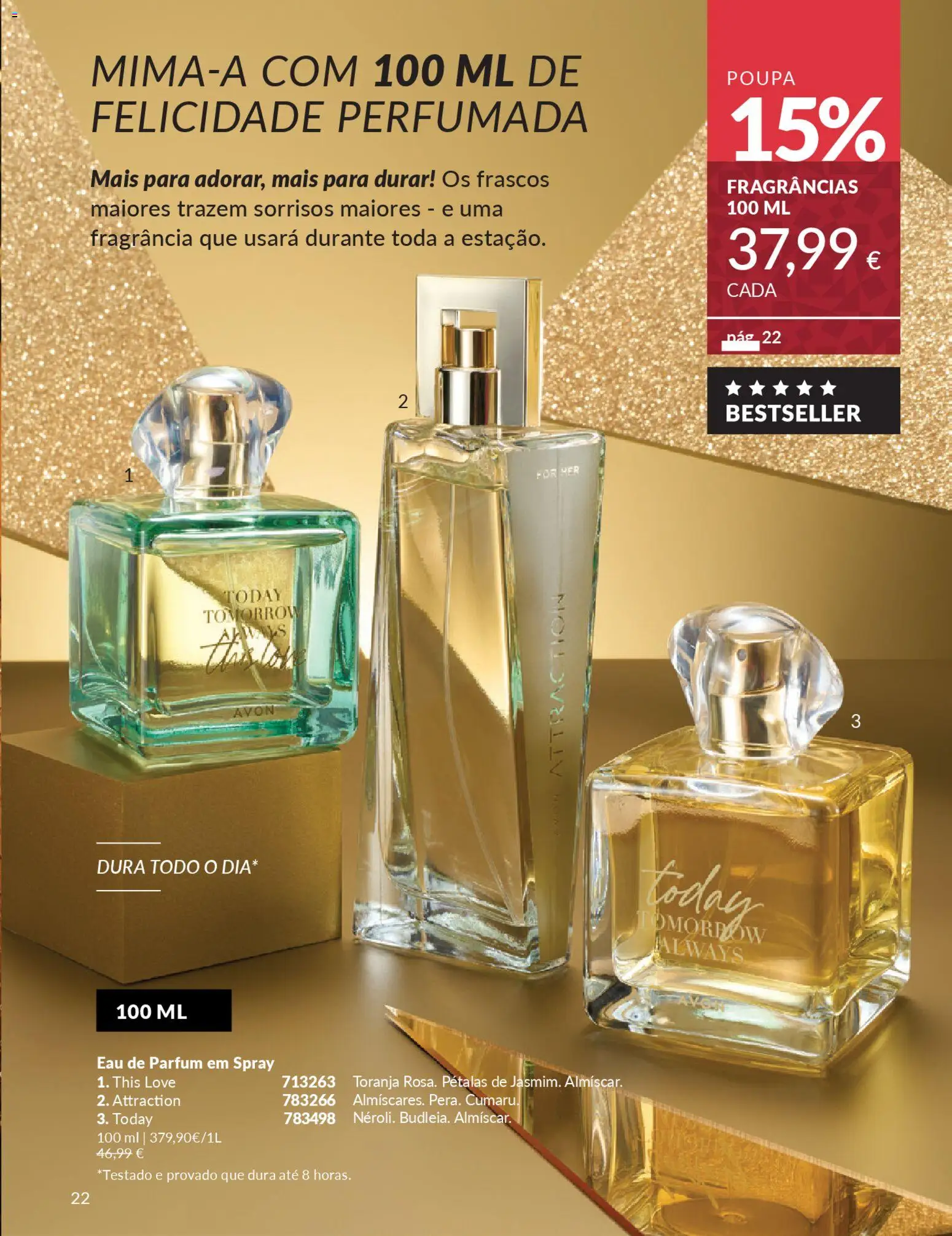 Avon - Um Natal alergre e radiante │ válido de 12.11.2025 | Página: 22 | Produtos: Perfume, Fragrância