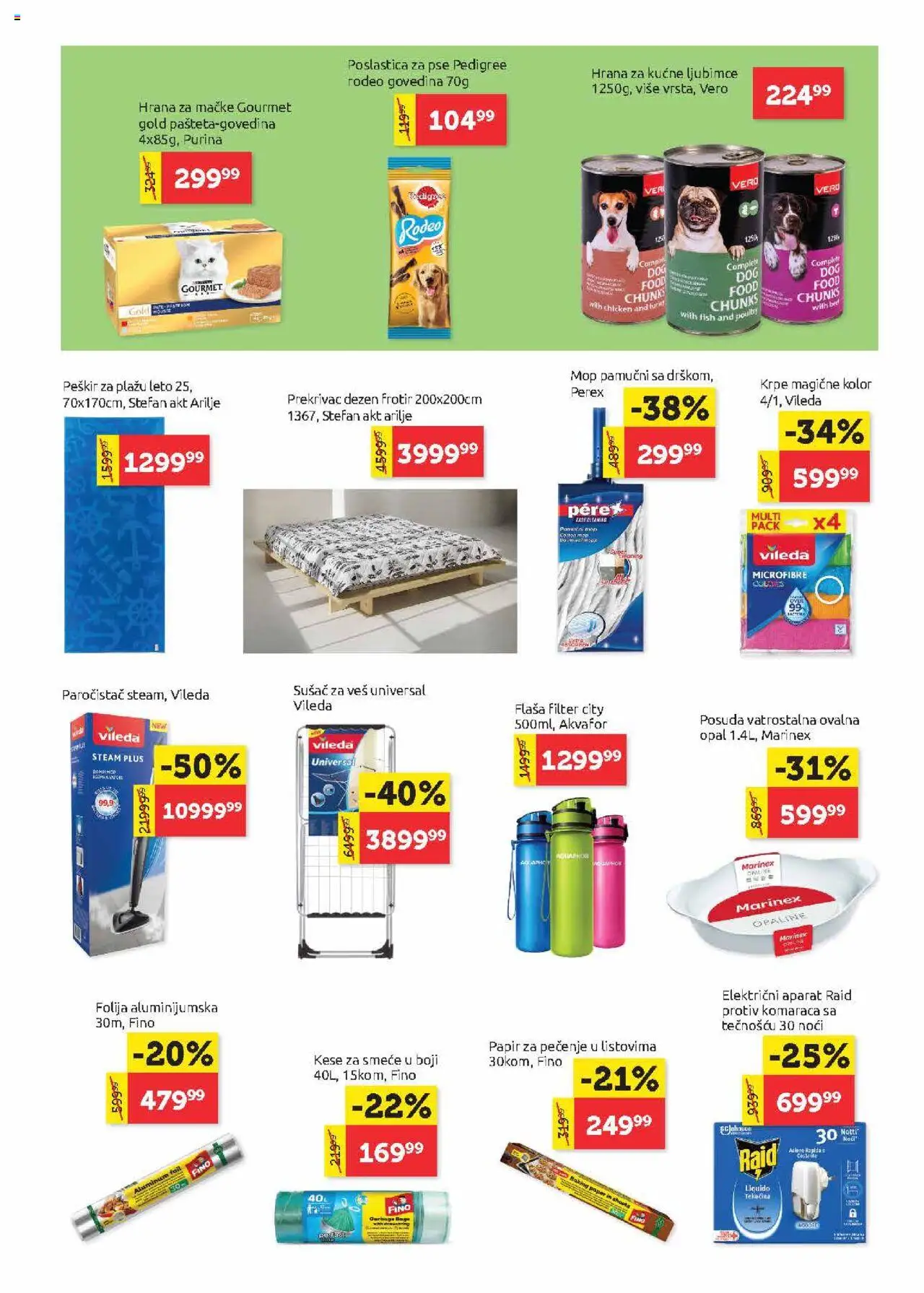 SuperVERO katalog - važi od 07.08.2025 | Strana: 25 | Proizvode: Govedina, Pedigree, Paročistač, Vileda