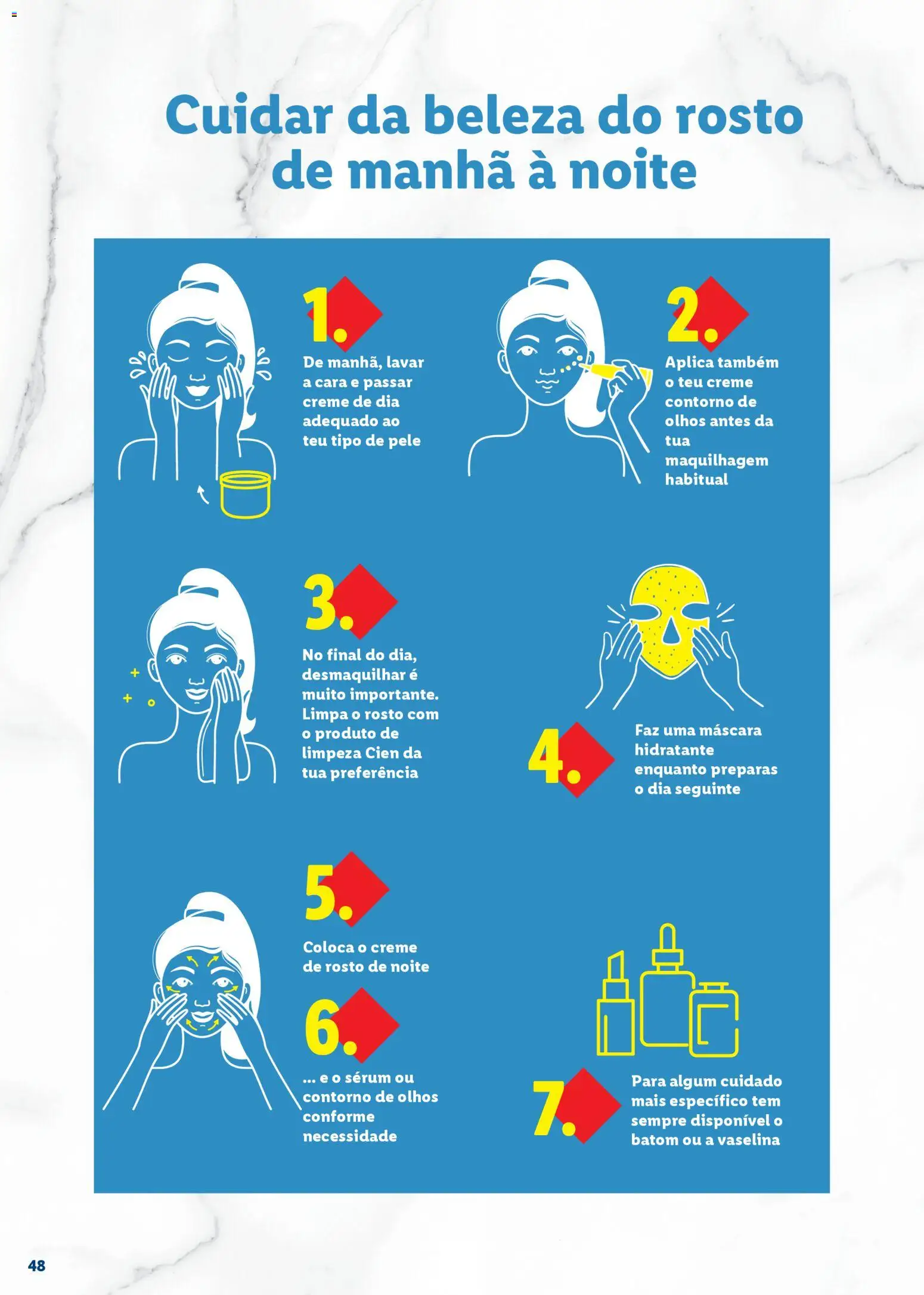 Lidl Beleza Inteligente │ válido de 16.03.2026 | Página: 48 | Produtos: Batom, Maquilhagem, Sérum, Creme