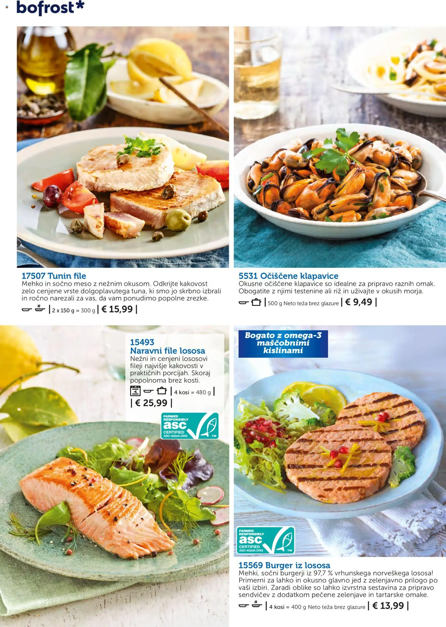 Novi Bofrost katalog ponudbe – veljaven od 04.03.2026 | Stran: 70 | Izdelki: Teza, Burgerji, Klapavice, Riz