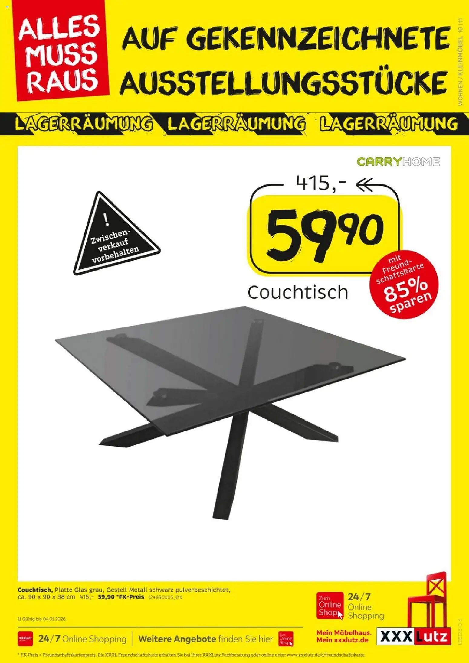 XXXL Lutz Lagerräumungsverkauf – gültig ab 21.12.2025 | Seite: 11
