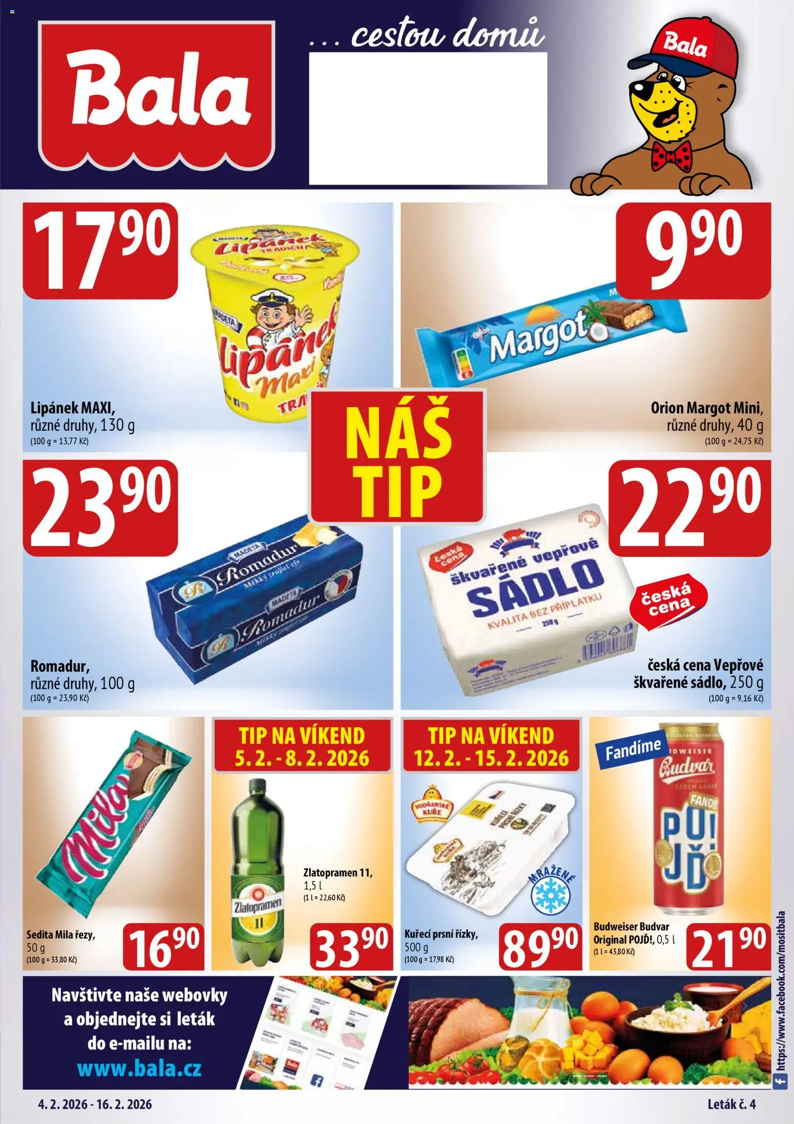 BALA velký leták + od 04.02.2026 | Strana: 1