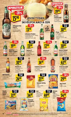 Náhled letáku Albert leták - Hypermarket od 25.03.2026 | Strana: 14 | Produkty: Pivo, Samson 12, Kozel, Lay's