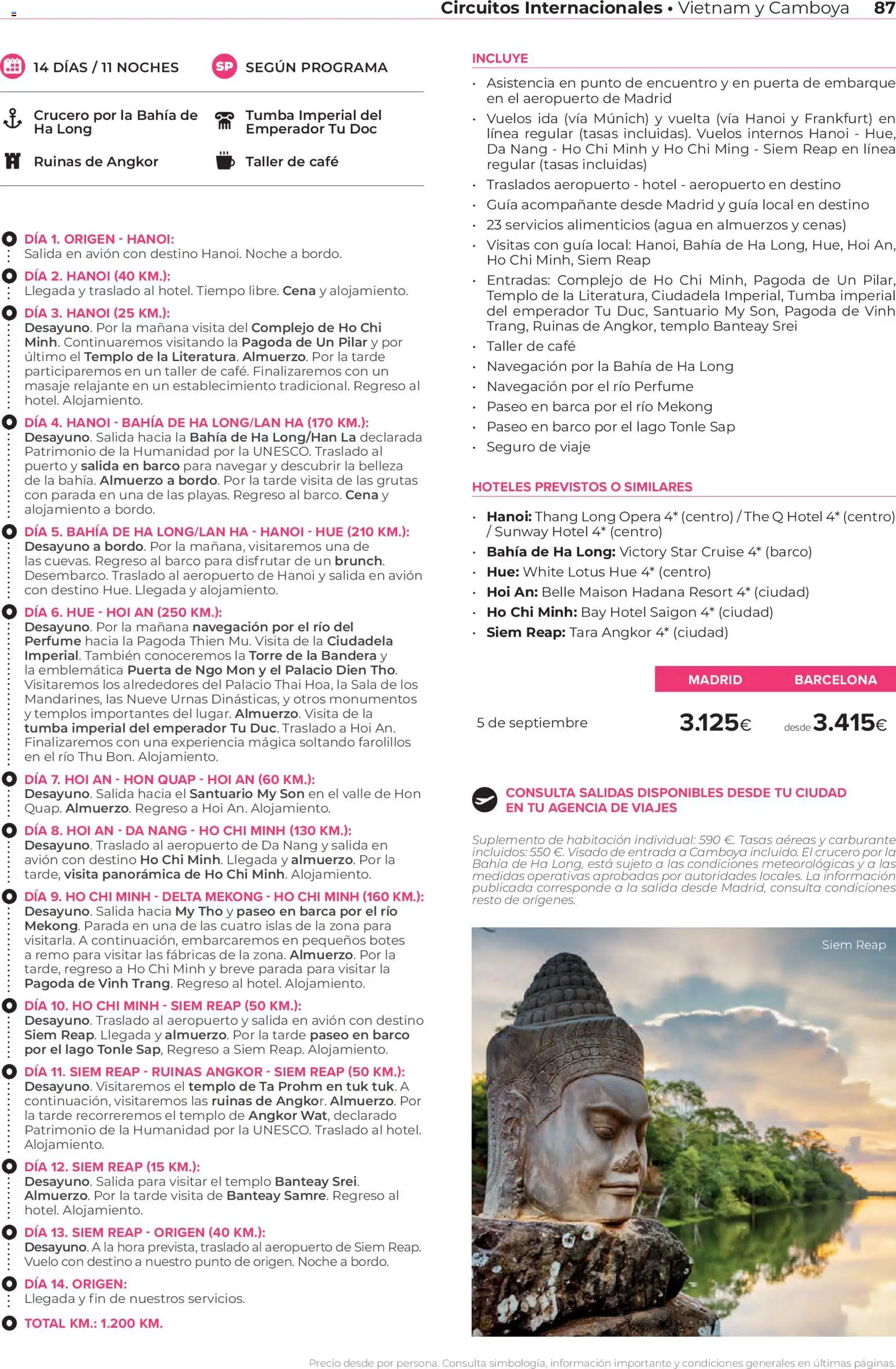 Viajes El Corte Inglés Circuitos exclusivos │ válido desde el 28.03.2026 | Página: 87 | Productos: Perfume, Café, Navegación