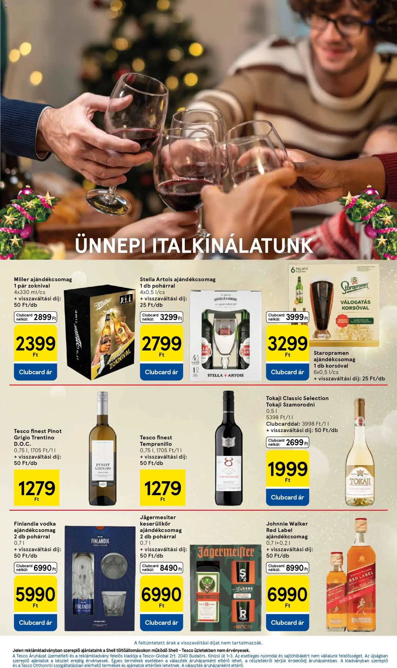 Tesco akciós ujság - amely érvényes a következő dátumtól: 18.12.2025 | Oldal: 7 | Termékek: Stella artois, Vodka